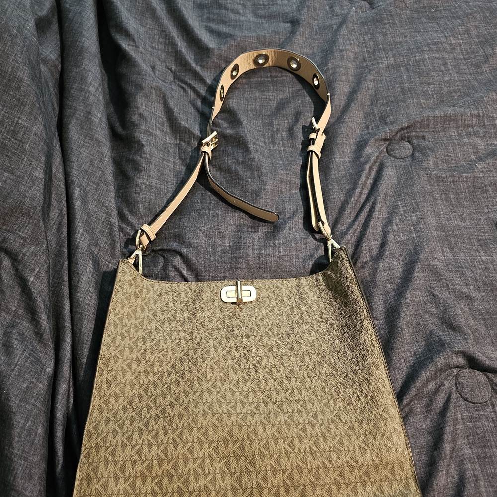 Michael Kors Monogram Shoulder Bag